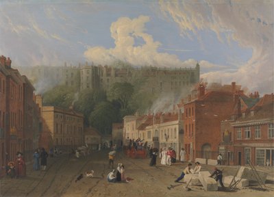 Näkymä Thames Streetille, Windsor tekijältä George Vincent