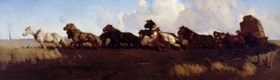Mustan maan tasankojen poikki tekijältä George Washington Lambert