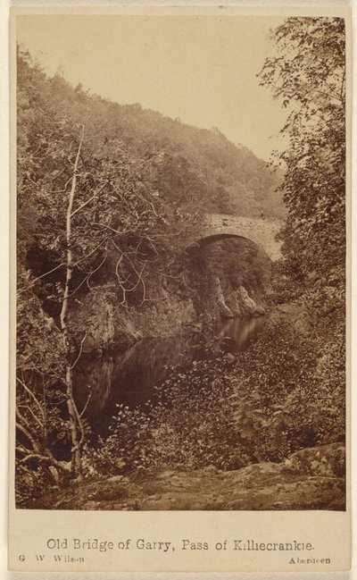 Old Bridge of Garry, Killiecrankien sola. tekijältä George Washington Wilson