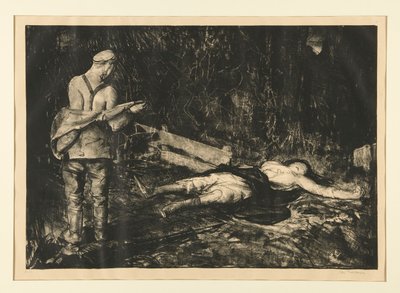 Belgian farmyard War-sarjasta tekijältä George Wesley Bellows
