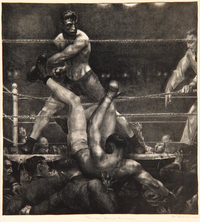 Dempsey köysien läpi, 1923-24 tekijältä George Wesley Bellows