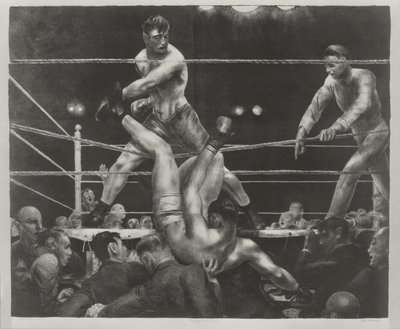 Dempsey ja Firpo tekijältä George Wesley Bellows
