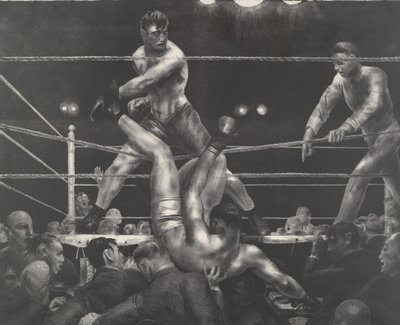 Dempsey ja Firpo tekijältä George Wesley Bellows