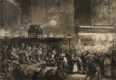 Election Night Times Square, 1906. tekijältä George Wesley Bellows