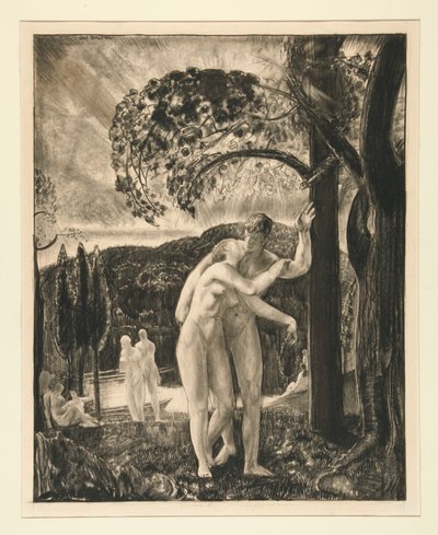 Rakastavat edelleen kuiskasivat hämärässä tekijältä George Wesley Bellows