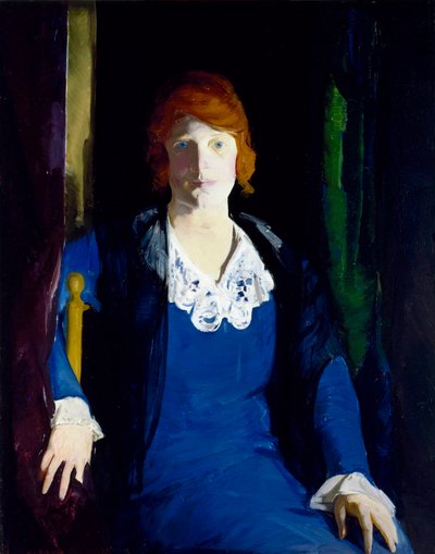 "" Florence Piercen muotokuva"" Peinture de George Bellows (1882-1925) 1914 - Öljy puulle - 96,5x76,2 - Museum of Fine Arts, Houston tekijältä George Wesley Bellows