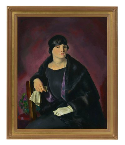 Rouva Walter Richterin muotokuva (öljy kankaalle) tekijältä George Wesley Bellows