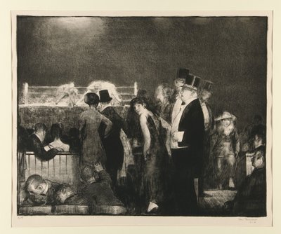 Suuren ottelun valmistelut, nro 8 tekijältä George Wesley Bellows