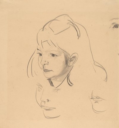 Tutkimuksia Jean, c. 1920. tekijältä George Wesley Bellows