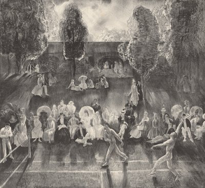 Tennis, 1920. tekijältä George Wesley Bellows
