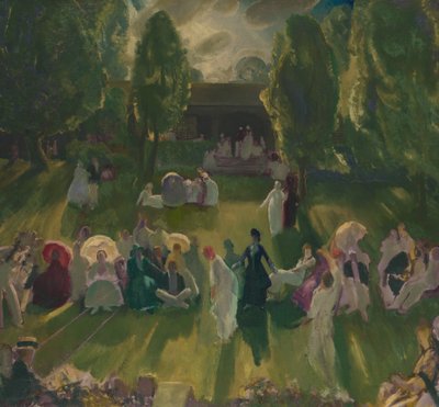 Tennis Newportissa, 1919 tekijältä George Wesley Bellows