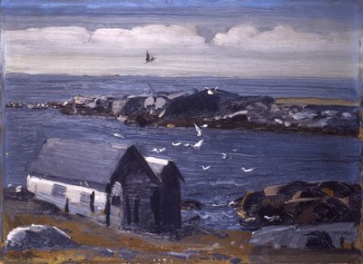 The Gulls, Monhegan, n. 1913 tekijältä George Wesley Bellows