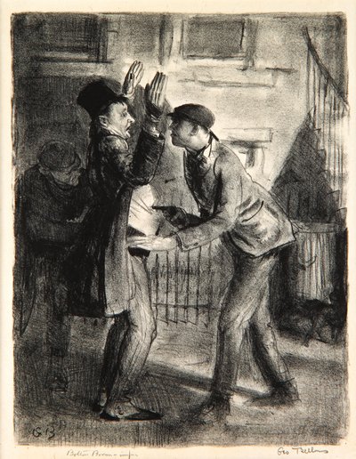 The Hold-Up, 1921 tekijältä George Wesley Bellows