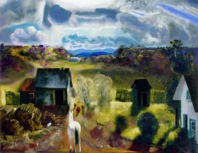 Valkoinen hevonen tekijältä George Wesley Bellows