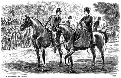 Asiallinen tarjous, 1886 1891 tekijältä George du Maurier