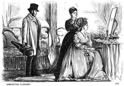 Raskauttava Flippancy, 1870 1891. tekijältä George du Maurier