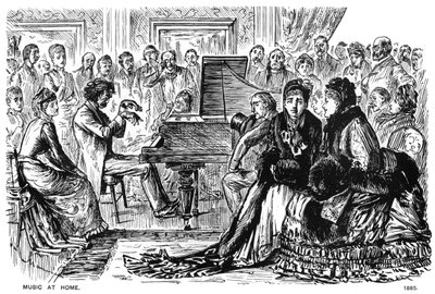 Musiikkia kotona, 1885 1891. tekijältä George du Maurier