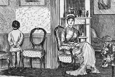 Yläkäden ylläpitämisen vaikeus tekijältä George du Maurier