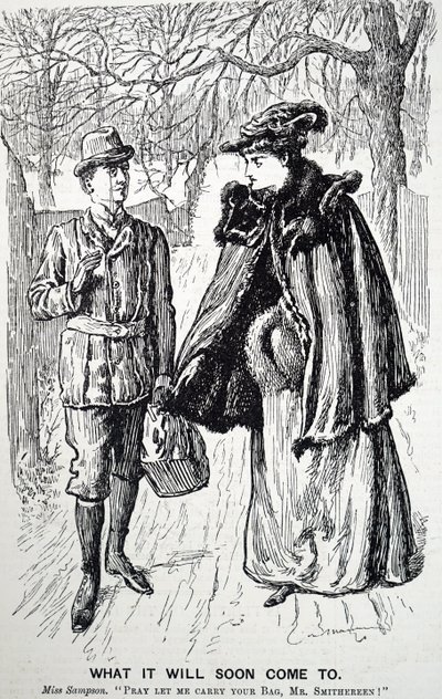 Nykyajan naisen käyttäytyminen. tekijältä George du Maurier