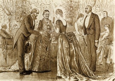 Asiat, jotka olisi haluttu ilmaista eri tavalla, n. 1880 tekijältä George du Maurier