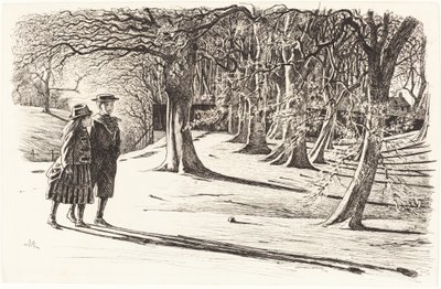 Kaksi lasta lumessa tekijältä George du Maurier