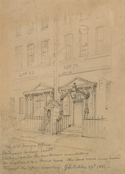 Vanha ulkoministeriö, Downing Street tekijältä George the Elder Scharf