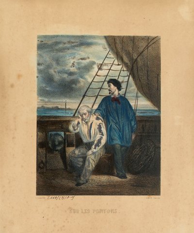 Ponttoonissa, kaiverrus H. Jannin, 1848 tekijältä Georges Alexandre after Fischer
