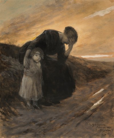 Pakolaiset tekijältä Georges Antoine Rochegrosse