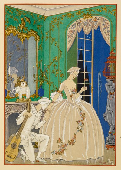 Clyméne. Nainen ja muusikko. tekijältä Georges Barbier
