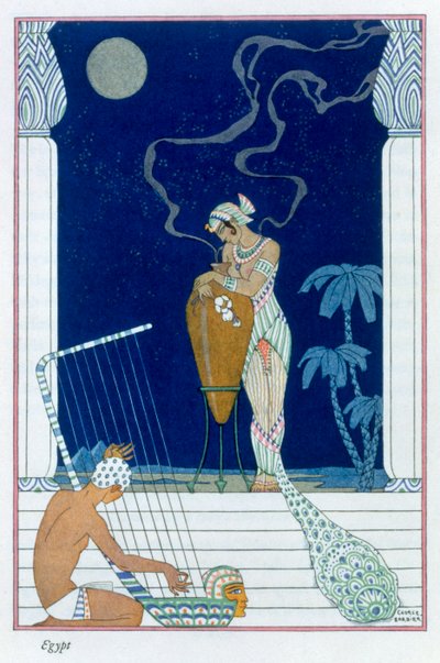 Egypti, 1912 tekijältä Georges Barbier