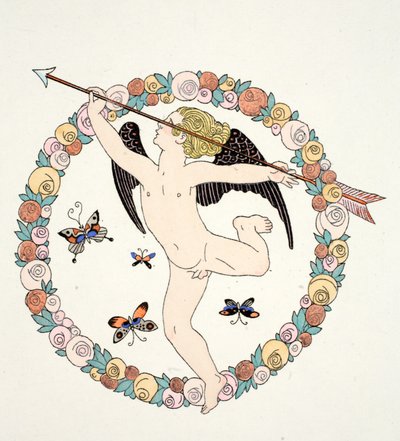 Etukappale elokuvassa "Falbalas and Fanfreluches, Almanac of Present, Past and Future Modes" tekijältä Georges Barbier