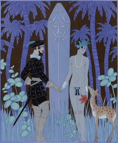 Pocahontas, Princesse (Pocahontas, Prinsessa) tekijältä Georges Barbier