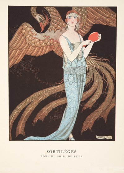 Lajittelut muotilevyjen kokoelmasta tekijältä Georges Barbier
