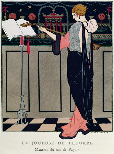 Art Gout Beauten kesäiset iltavaatteet tekijältä Georges Barbier