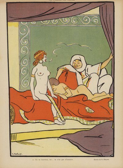 Kuvitus Le Rirelle tekijältä Georges Delaw