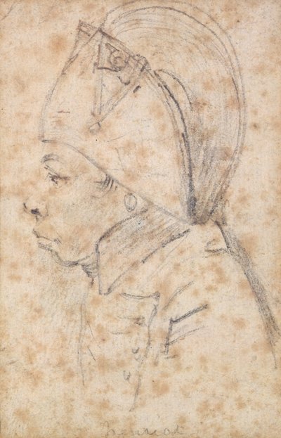 Francois Hanriot (1761-94) (kynä paperilla) tekijältä Georges Francois Gabriel