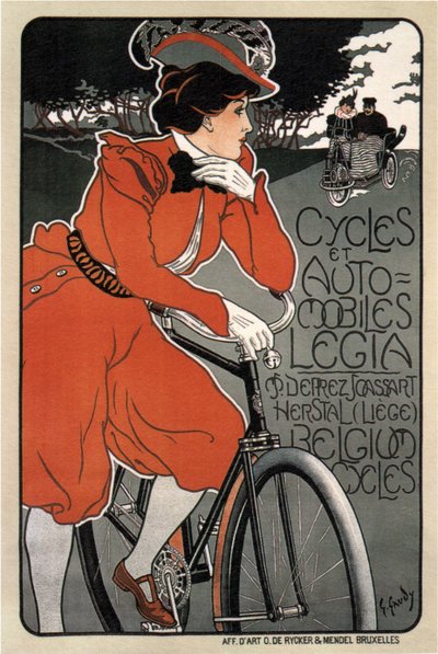 Pyörät Automobiles Legia, 1898 tekijältä Georges Gaudy