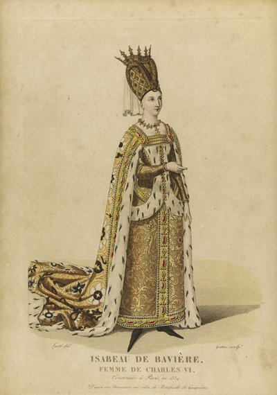 Isabeau de Baviere, Ranskan kuningatar (Isabelle de Baviere, ou de Wittelsbach Ingolstadt tekijältä Georges Jacques Gatine
