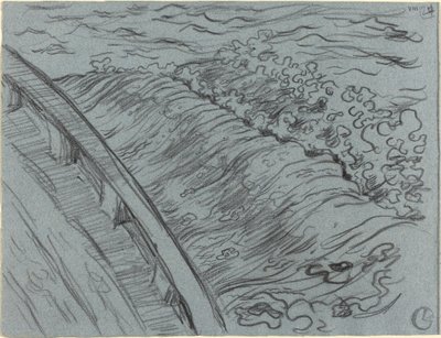 Meri veneen reunalla, Bretagne tekijältä Georges Lacombe