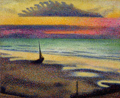 The Beach at Heist, 1891-92 tekijältä Georges Lemmen