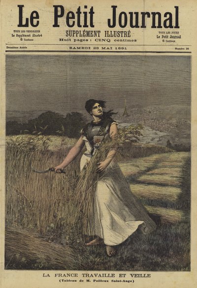 Le Petit Journal -lehden kansi, 23. toukokuuta 1891. tekijältä Georges Louis Poilleux Saint Ange