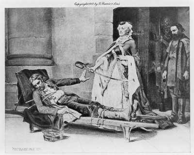 Tadeusz Kosciuszko kieltäytyi Katariina II:n tarjoamasta miekkasta, 1883 tekijältä Georges Louis Poilleux Saint Ange