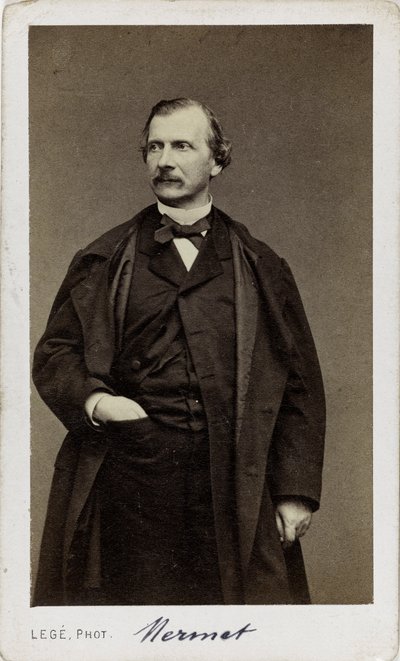 Retrat del compositor Auguste Mermet 1810-1889. finlandès tekijältä Georges Mathurin Legé