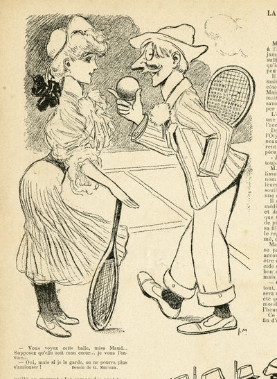 Kuvitus Georges Meunier (1869-1934) Le Rire tekijältä Georges Meunier
