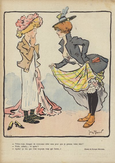 Kuvitus Le Rirelle tekijältä Georges Meunier