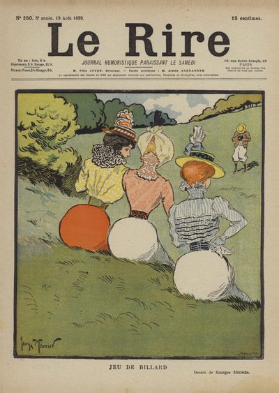 Kuvitus Le Rirelle tekijältä Georges Meunier