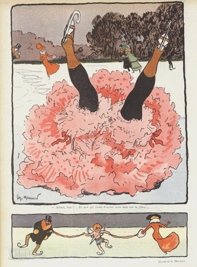 Kuvitus Le Rirelle tekijältä Georges Meunier