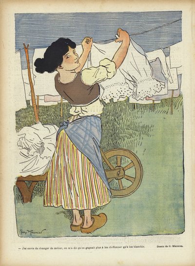 Kuvitus Le Rirelle tekijältä Georges Meunier