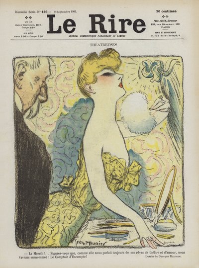Kuvitus Le Rirelle tekijältä Georges Meunier