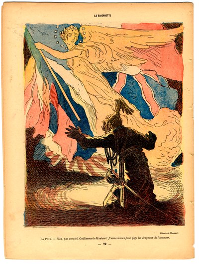 Bajonetti, satiirinen väreissä tekijältä Georges Meunier